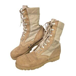 Mens Altama Tan Wrath 8" Steel Toe Boots Military Combat Vibram Sole Lace-Up 11